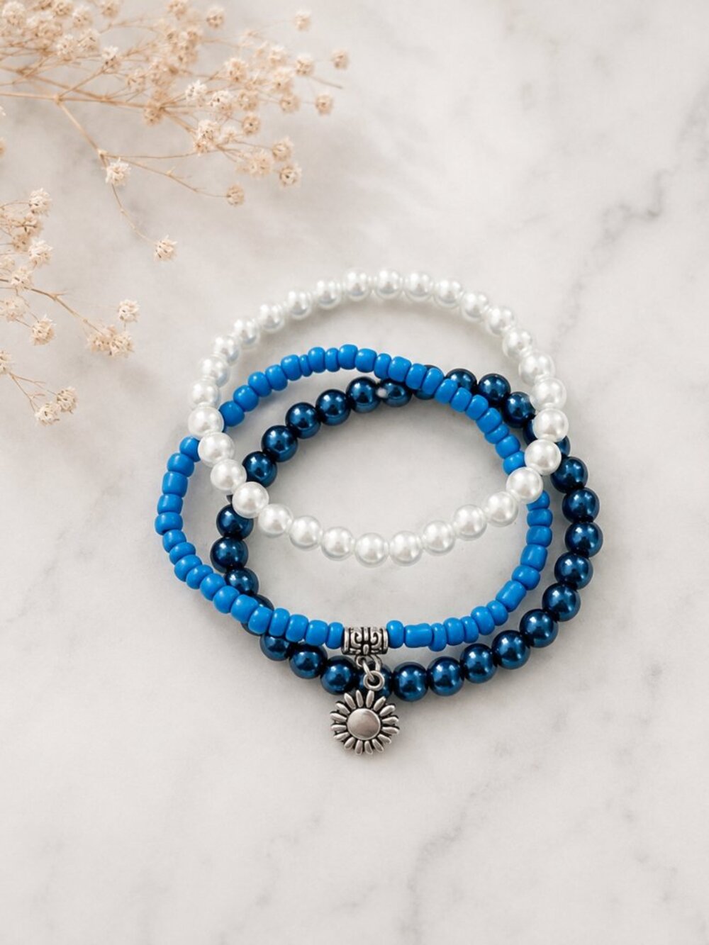 Morning Light Bracelet Set |  Sun Charm | Hope & New Day